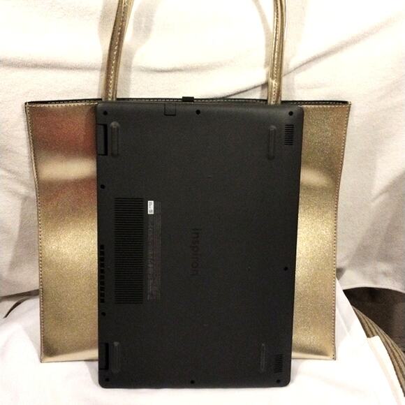 FANCY Gold Tote Shoulder Bag Office Career Documents Carrier Travel Laptop Ipad - Picture 5 of 9